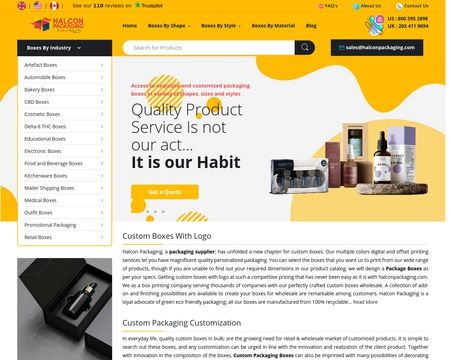 website thubmnail of Halcon Packaging