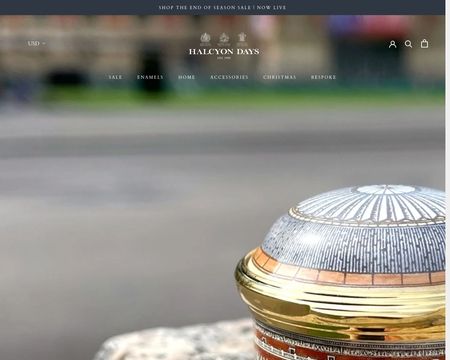 website thubmnail of Halcyon Days