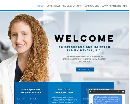 website thubmnail of HamptonFamilyDentalPC