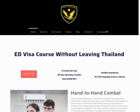 website thubmnail of Hand To Hand Combat School