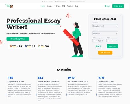 website thubmnail of Handmade Writing