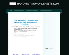 HandwritingWorksheets.com