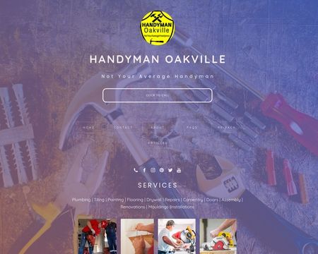 website thubmnail of Handymanoakville.net