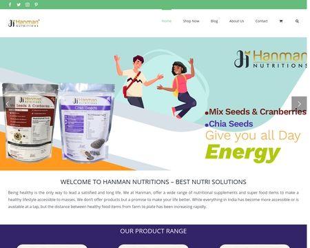 website thubmnail of Hanmannutritions.in