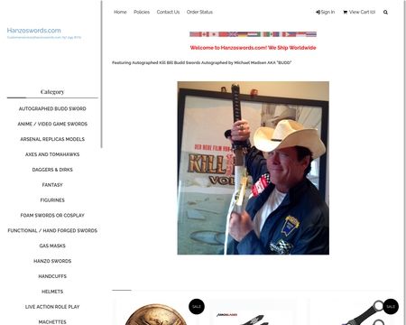 website thubmnail of HanzoSwords