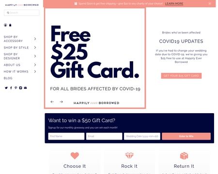 website thubmnail of Happily Ever Borrowed