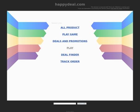 website thubmnail of Happydeal