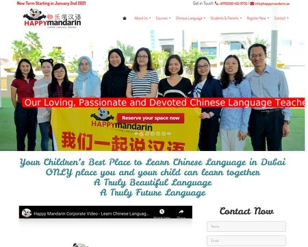 website thubmnail of Happymandarin.ae