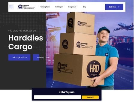 website thubmnail of Harddiescargo.co.id