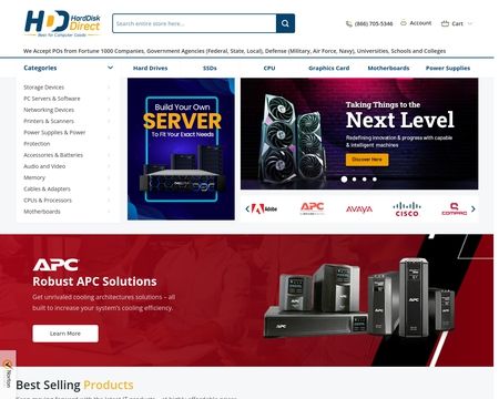 website thubmnail of Hard Disk Direct