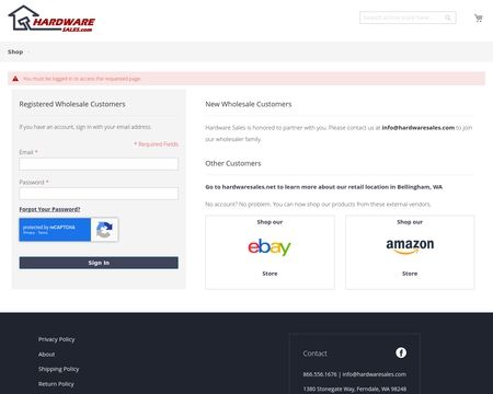 website thubmnail of Hardware Sales