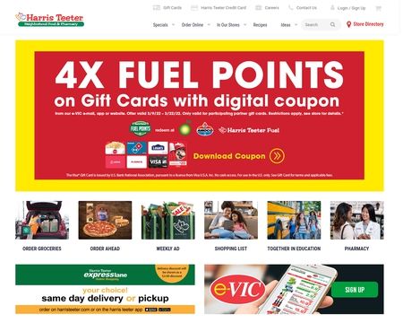 website thubmnail of Harris Teeter