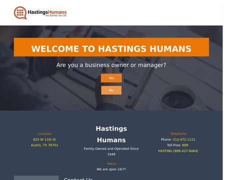 website thubmnail of Hastings Humans