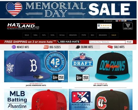 website thubmnail of Hat Land
