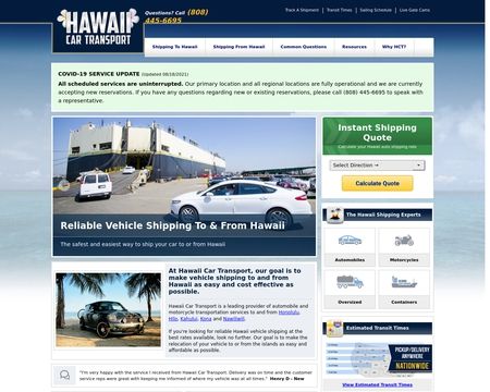 website thubmnail of Hawaii Car Transport
