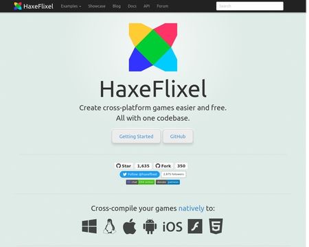 website thubmnail of Haxeflixel