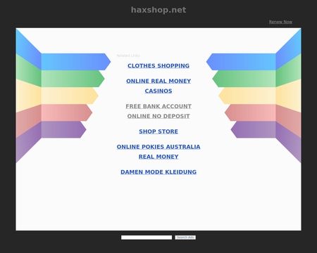 website thubmnail of Haxshop.net