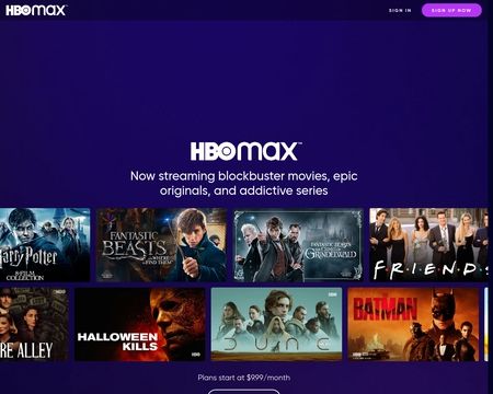 website thubmnail of HBO Max
