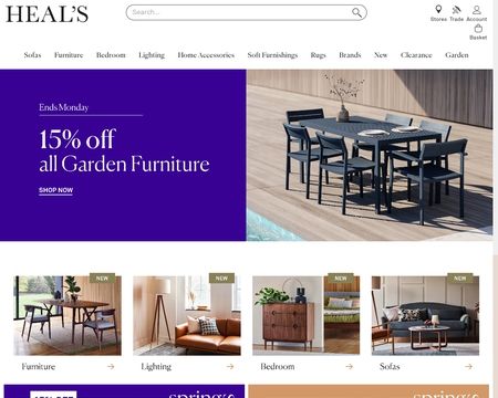 website thubmnail of Heal's