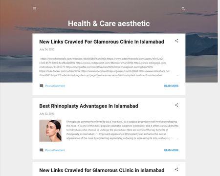website thubmnail of Health-care-aesthetic.blogspot