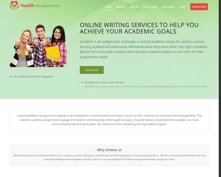 website thubmnail of Healthassignments