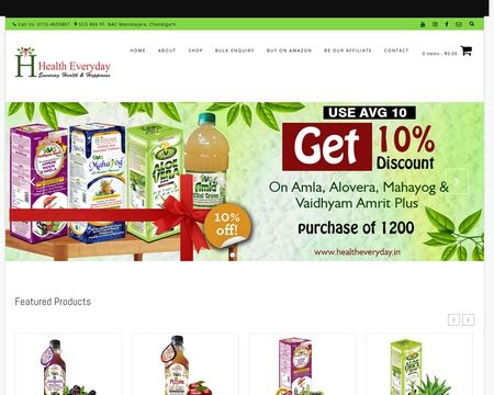 website thubmnail of HealthEveryday.in