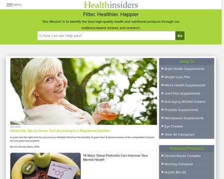 website thubmnail of Healthinsiders