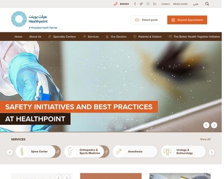 website thubmnail of Healthpoint