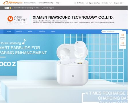 website thubmnail of Xiamen NewSound Technology