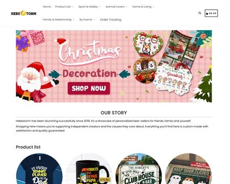 website thubmnail of Hebestorm