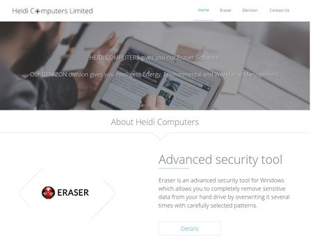website thubmnail of Heidi Computers Limited