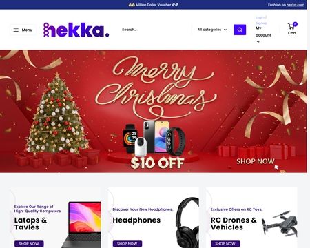 website thubmnail of Hekka