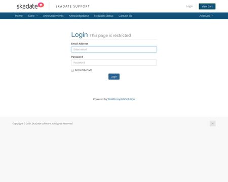 website thubmnail of Hello.skadate