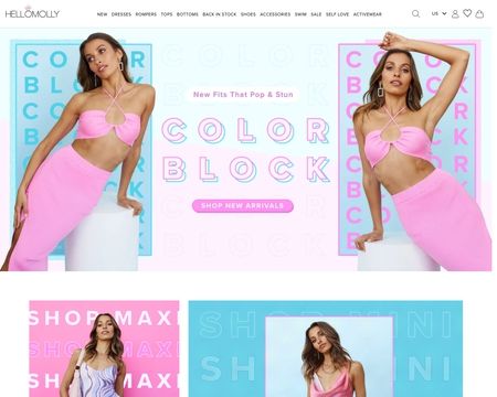 website thubmnail of Hello Molly