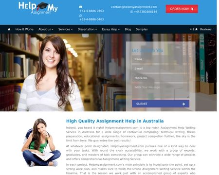 website thubmnail of Helpmyassignment
