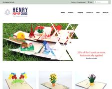 Thumbnail of Henry Pop-Up Cards