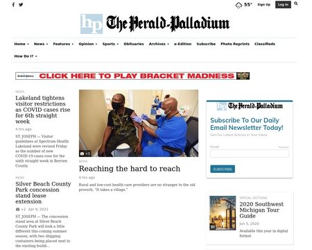 website thubmnail of Heraldpalladium