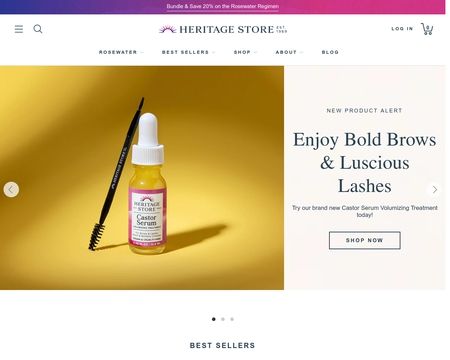 website thubmnail of Heritagestore