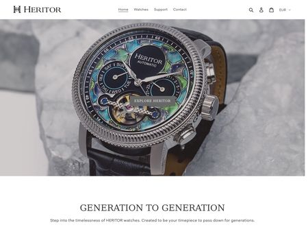 website thubmnail of Heritorwatches