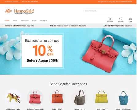 website thubmnail of HermesSale