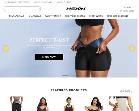 website thubmnail of HexinFashion