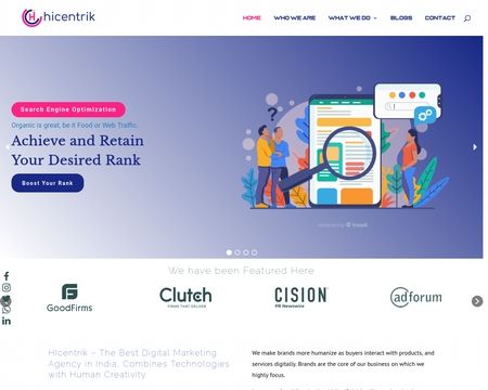 website thubmnail of Hicentrik