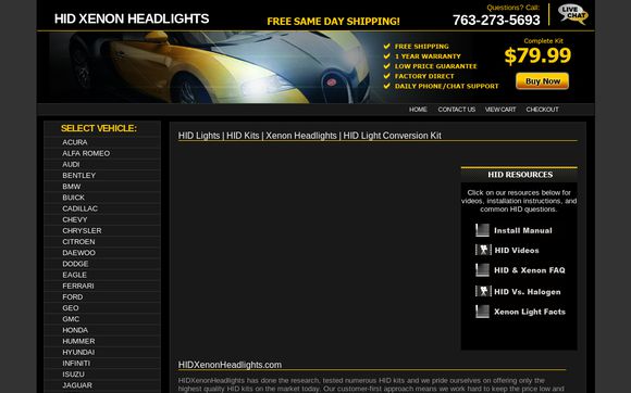 Thumbnail of HID Xenon Headlights