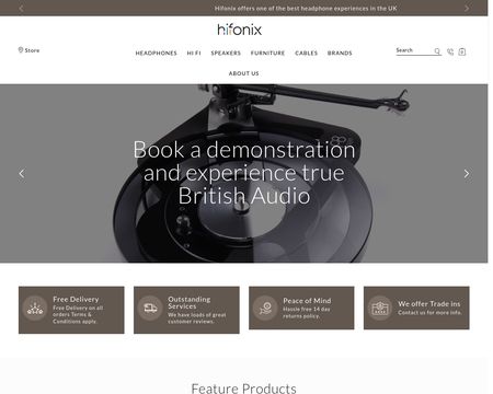 website thubmnail of Hifonix.co.uk