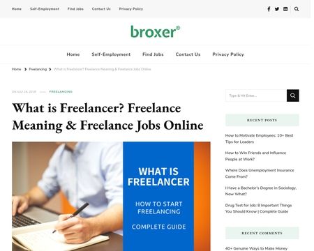 website thubmnail of HiFreelancer