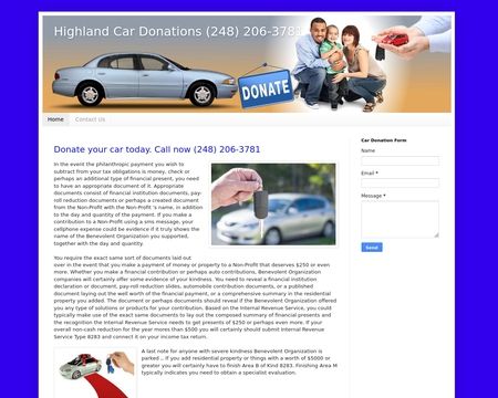 website thubmnail of Highlandcardonations.blogspot