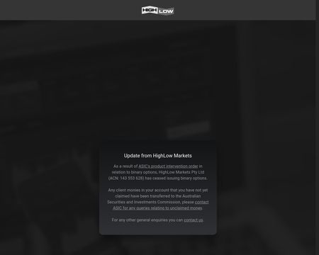 website thubmnail of HighLow