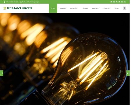 website thubmnail of Hilliant Group