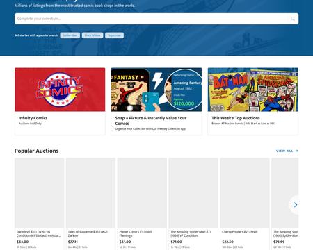 website thubmnail of Hipcomic