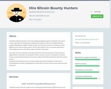 Thumbnail of Hirebitcoinbountyhunters.com